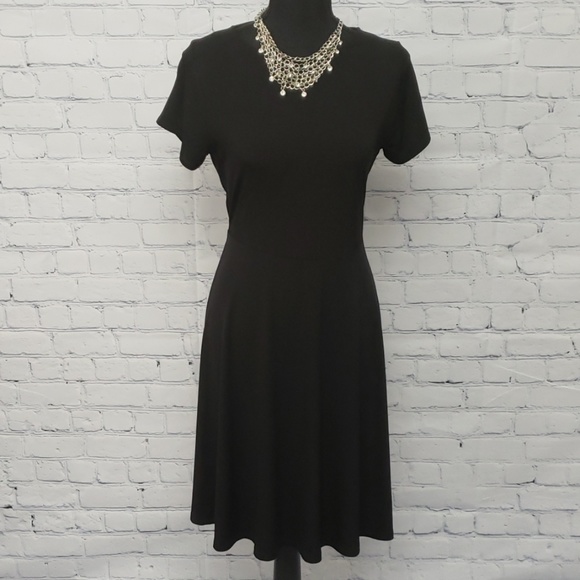 The Limited Dresses & Skirts - The Limited black fit&flare black dress